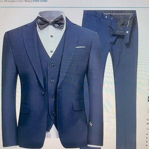 AMAZON / YFFUSHI Slim Navy Suit